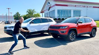 Jeep Cherokee Trailhawk vs Jeep Compass Trailhawk  What the other videos arent showing you [upl. by Yarahs312]