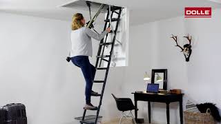 Loft ladder clickFIX® Thermo comfort  DOLLE [upl. by Belicia]