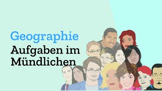 Diese Aufgaben erwarten dich in der mündlichen Prüfung in Erdkunde im Abitur  Geographie Abi [upl. by Ortiz]