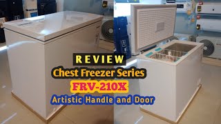 Review Chest Freezer Series FRV210X Fast Freezing Capacity review sharp freezer [upl. by Hairas]