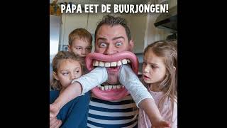 Papa eet de buurjongen  Spotify Hits Grappige Liedjes Muziek De Tekentovenaar [upl. by Tiernan]