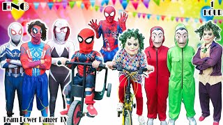 KID SPIDER MAN and JOKER chase a bike thief  SpiderMan Into The SpiderVerse 2024 131 [upl. by Wampler]