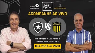 BOTAFOGO 5 X 0 PEÑAROL  Libertadores  Semifinal  Ida  23102024  AO VIVO [upl. by Aneis531]