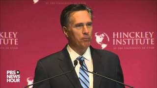 Watch Mitt Romneys full speech ‘Trump is a phony a fraud’ [upl. by Amuwkuhc]