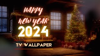 Step into 2024 with Mesmerizing 4K TV Wallpaperthemed New Years Celebration [upl. by Nagaek274]