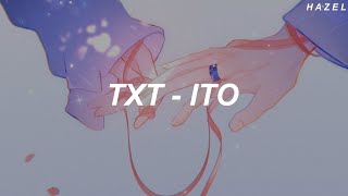 TXT 투모로우바이투게더  Ito Easy Lyrics [upl. by Marchall973]