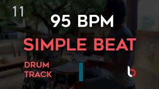 95 BPM Drum Beat  Simple Straight [upl. by Joanna]