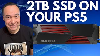 PS5 Samsung 990 Pro 2TB Heatsink SSD  How To Install [upl. by Eita]