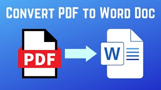 How to Convert PDF to Word Doc  Quick amp Easy 2024 [upl. by Fryd978]