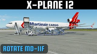 XPlane 12  Rotate MD11F  Martinair  HKJKFAOR  Full Flight [upl. by Farnsworth]