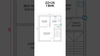 22x25 home plan design [upl. by Ardnnek289]