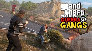 GTA V GUERRA DE GANGS  DOMINAMOS DOIS TERRITÓRIOS INIMIGOS 16 [upl. by Palmore]