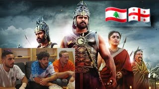 Foreigners reaction to FULL Bahubali  The Beginning movie bahubali prabhas react [upl. by Dnomar582]