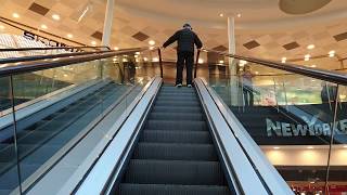 Sweden Haninge Centrum shopping mall 2X escalator 1X KONE elevator [upl. by Ardiedal]