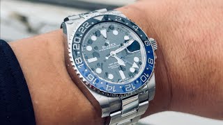 Rolex GMTMaster II Batman 116710BLNR Review THE DARK KNIGHT ICON ☔️⛈️ [upl. by Doughty61]