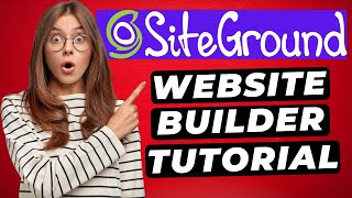 SiteGround Website Builder Tutorial 2024 🔥 Build A Website Step by Step [upl. by Deibel989]