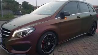 Car Wrapping  Mercedes Classe B  Bonnici Officine [upl. by Meredithe]