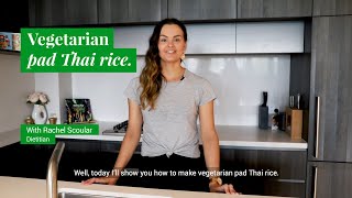 Vegetarian pad Thai rice recipe [upl. by Vizza]