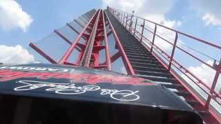 The Intimidator Rollercoaster Carowinds [upl. by Rapsag]