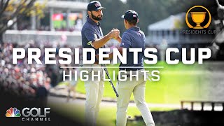 2024 Presidents Cup Day 3 Fourball matches  EXTENDED HIGHLIGHTS  92824  Golf Channel [upl. by Lief]