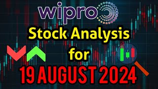 Wipro target 19 August 2024  Wipro Share News  Stock Analysis  Nifty today [upl. by Rivera]