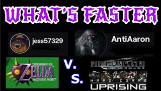 Whats Faster LOZ Majoras Mask VS Hard Corps Uprising [upl. by Lori]