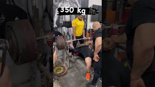 HEAVIEST BENCH PRESS OF INDIA 🇮🇳 350 kg ✌️bhaskarpowerlifting [upl. by Labors]