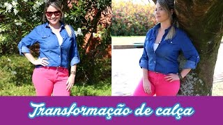 Tutorial  Como transformar calça com tingimento [upl. by Sawyer160]