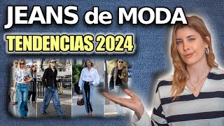 TENDENCIAS en JEANS este 2024  Vaqueros de moda [upl. by Jobie]