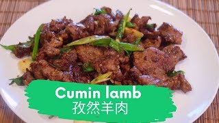 Cumin lamb孜然羊肉 [upl. by Blynn]