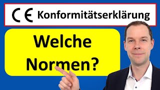 Welche Normen müssen in die Konformitätserklärung [upl. by Notelrac]