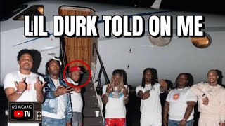 OTF Jam Says Lil Durk Told On Him About Murders He Did In The Past OTF Jam Out Free amp In Hawaii [upl. by Derward]