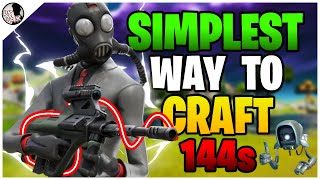 How To Craft 144s In Fortnite Save The World Simple [upl. by Collie]