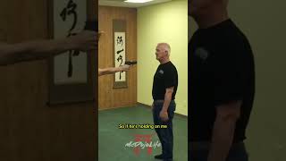 McDojo Short Terrible Bujinkan gun disarm by Jeff Prather [upl. by Septima]