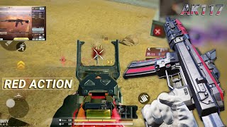 NO RECOIL in LONG RANGE  FAST KILLING  BEST AK117 RED ACTION GUNSMITH CODM BR  CODM BR GAMEPLAY [upl. by Auhel]