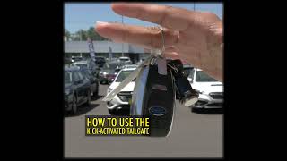 How to Use the Kick Liftgate on the 2025 Subaru Forester Touring [upl. by Ydnil613]