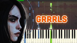 🎹AViVA  GRRRLS Piano Tutorial❤️♫ [upl. by Iamhaj]