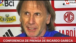 Colombia 4 Chile 0 Habla Ricardo Gareca en Conferencia de prensa EN VIVO [upl. by Farrell]