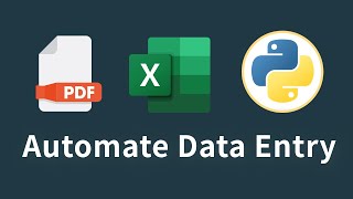 Automate PDF Data Entry with Data in Excel Using Python [upl. by Auqinahc]