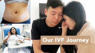 1st IVF Cycle  Honest IVF and ICSI Journey Fresh Transfer Infertility Struggles [upl. by Hekking]