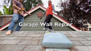 Garage Wall Repair 2022 [upl. by Rexford]