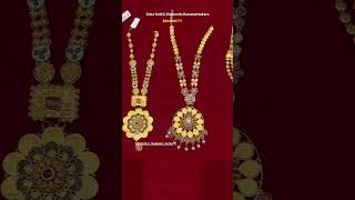 Trending necklace collections gold goldjewellery weddingjewellery goldringlightweightcollection [upl. by Silvio]