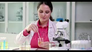 stock footage doctor makes test strip for urine infection [upl. by Ecraep997]