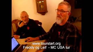 Leif og Freddy planlægger MC tur i USA på Route 66 [upl. by Gnilrets]