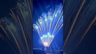 12quot inch 130s Blue Fireworks Fan Cake jeetonfireworks 吉腾12寸130发扇形组合 [upl. by Pironi295]