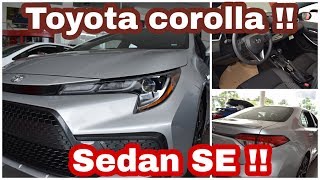 TOYOTA COROLLA SE 2020  revision completa  interior y exterior en español [upl. by Nagard]