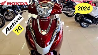 Honda Activa 7G 2024 Model Launched in india  PriceFeatures  Activa new 2024 Model [upl. by Ranjiv]