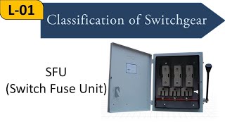 Lecture1  Classification of Switchgear amp Switch fuse unit  Electrical Installations [upl. by Frederich]