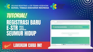 Registrasi Baru STR Nakes Seumur Hidup [upl. by Ytsrik]