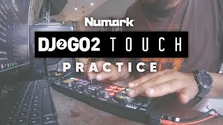 NUMARK DJ2GO2 TOUCH PRACTICE [upl. by Bartholemy]